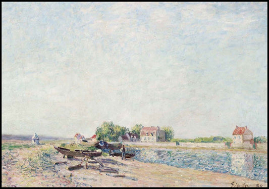 Alfred Sisley - Le Canal Du Loing À Saint-Mammès - Hakyarts