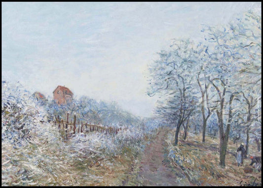 Alfred Sisley - Le Givre à Veneux - Hakyarts