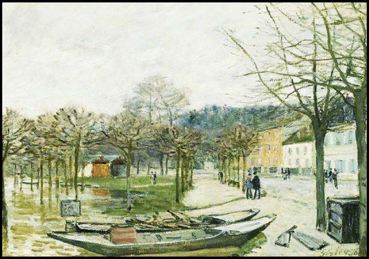 Alfred Sisley - The Flood at Port-Marly - Hakyarts