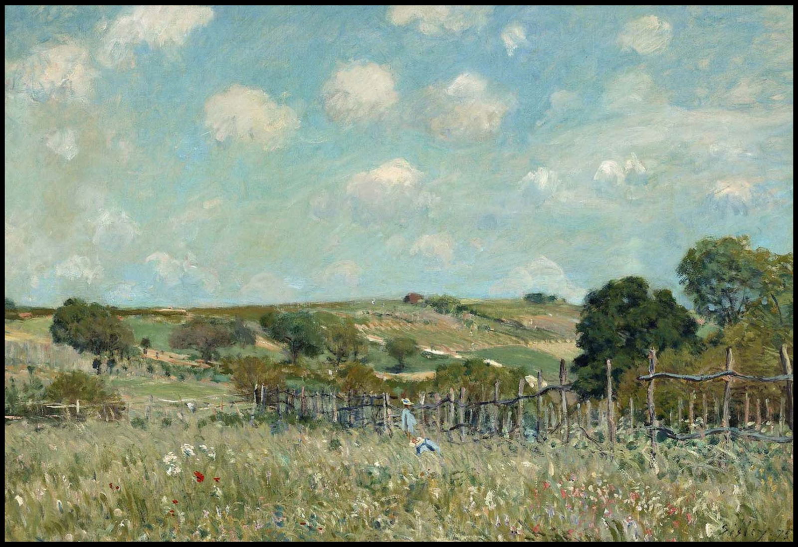 Alfred Sisley - The Meadow - Hakyarts