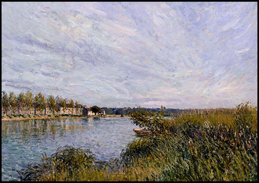 Alfred Sisley - View of Saint-Mammès - Hakyarts