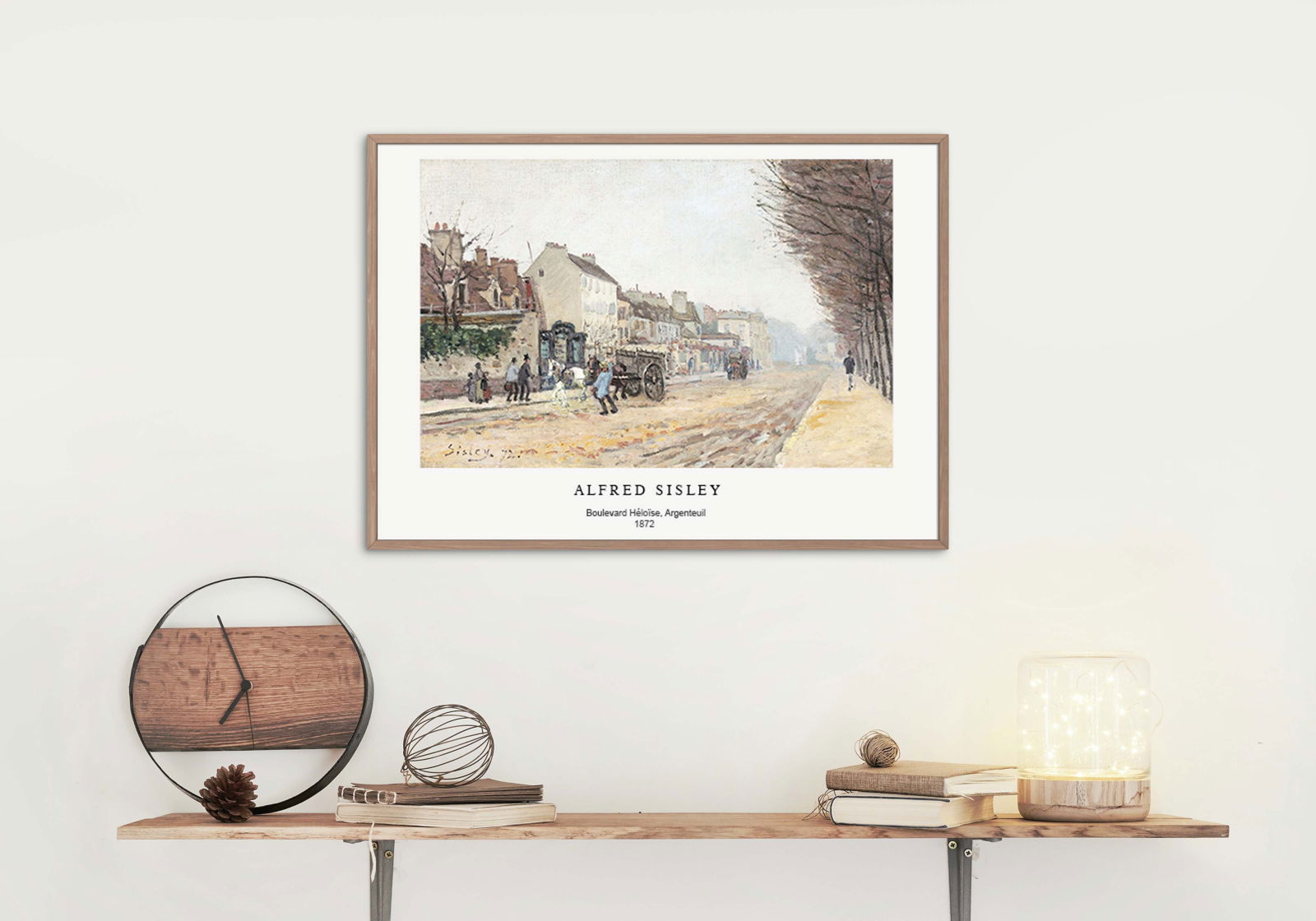 Alfred Sisley Poster - Boulevard Héloïse Poster - Hakyarts