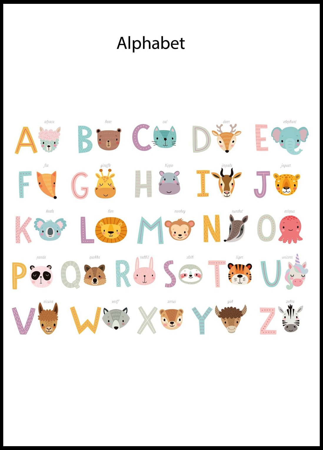 Alphabet Poster - Hakyarts