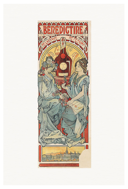 Alphonse Mucha - Bénédictine Poster - Hakyarts