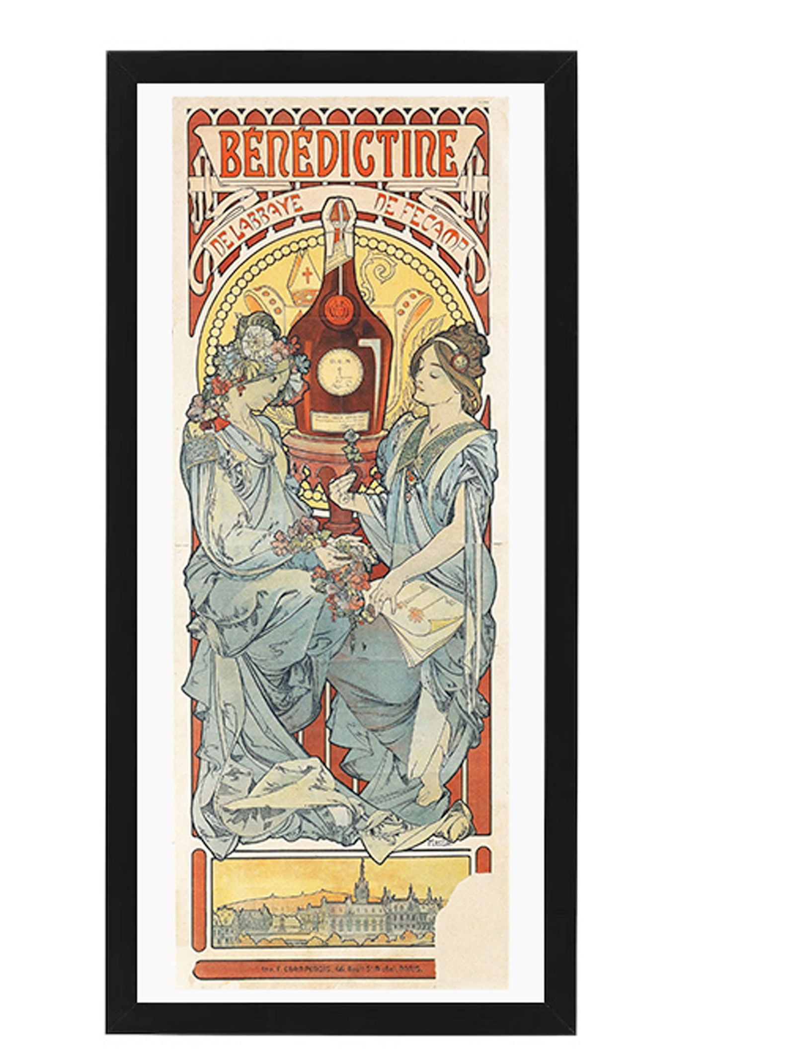 Alphonse Mucha - Bénédictine Poster - Hakyarts