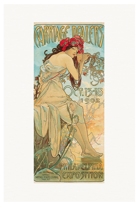 Alphonse Mucha - Carriage Dealers Poster - Hakyarts