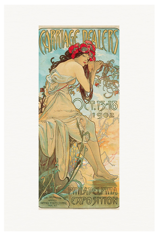 Alphonse Mucha - Carriage Dealers Poster - Hakyarts