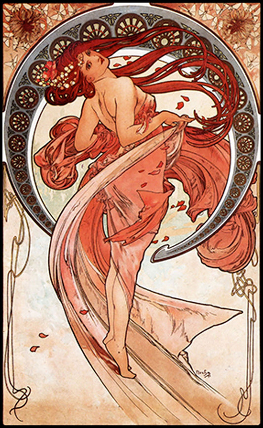 Alphonse Mucha - Dance Poster - Hakyarts