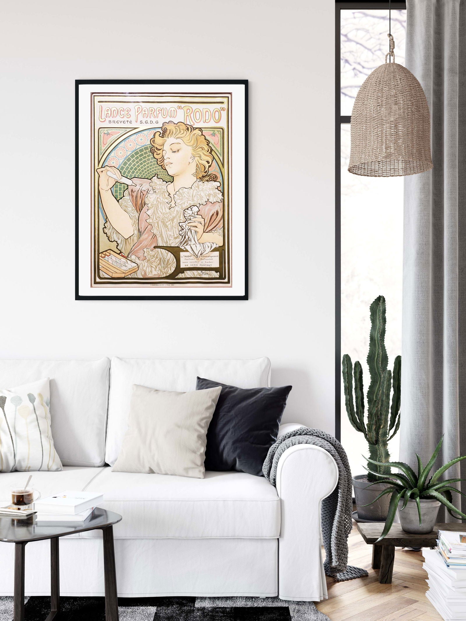 Alphonse Mucha - Lance Parfum Rodo Poster - Hakyarts