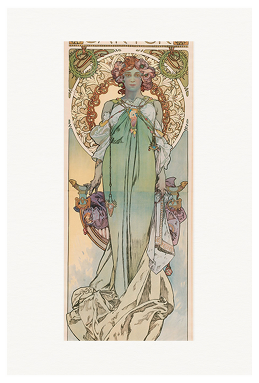 Alphonse Mucha - Leslie Carter Poster - Hakyarts