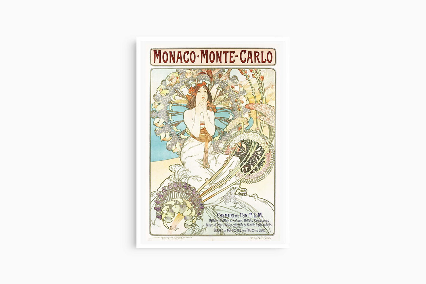 Alphonse Mucha - Monaco Monte Carlo Poster - Hakyarts