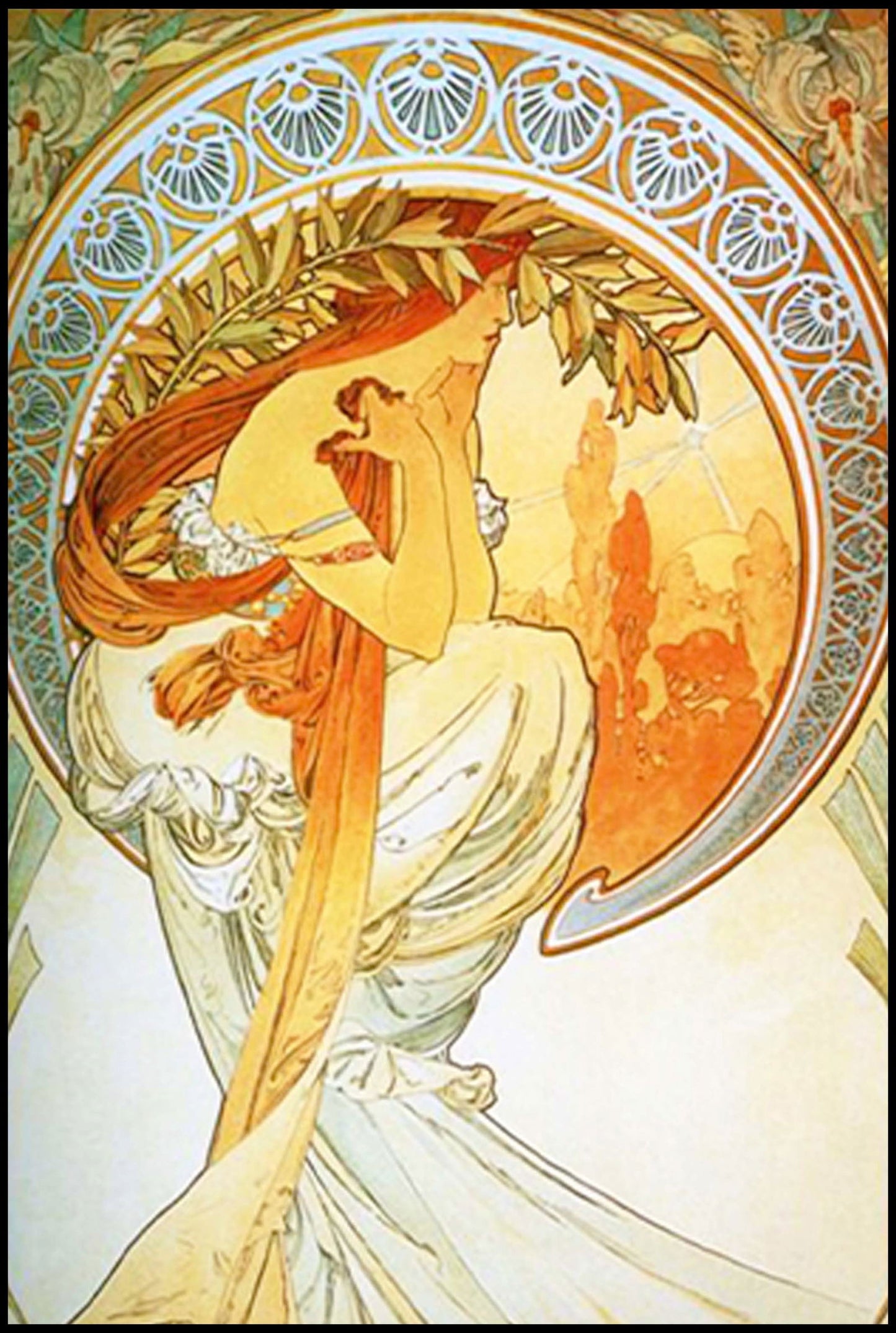 Alphonse Mucha - Poetry Poster - Hakyarts