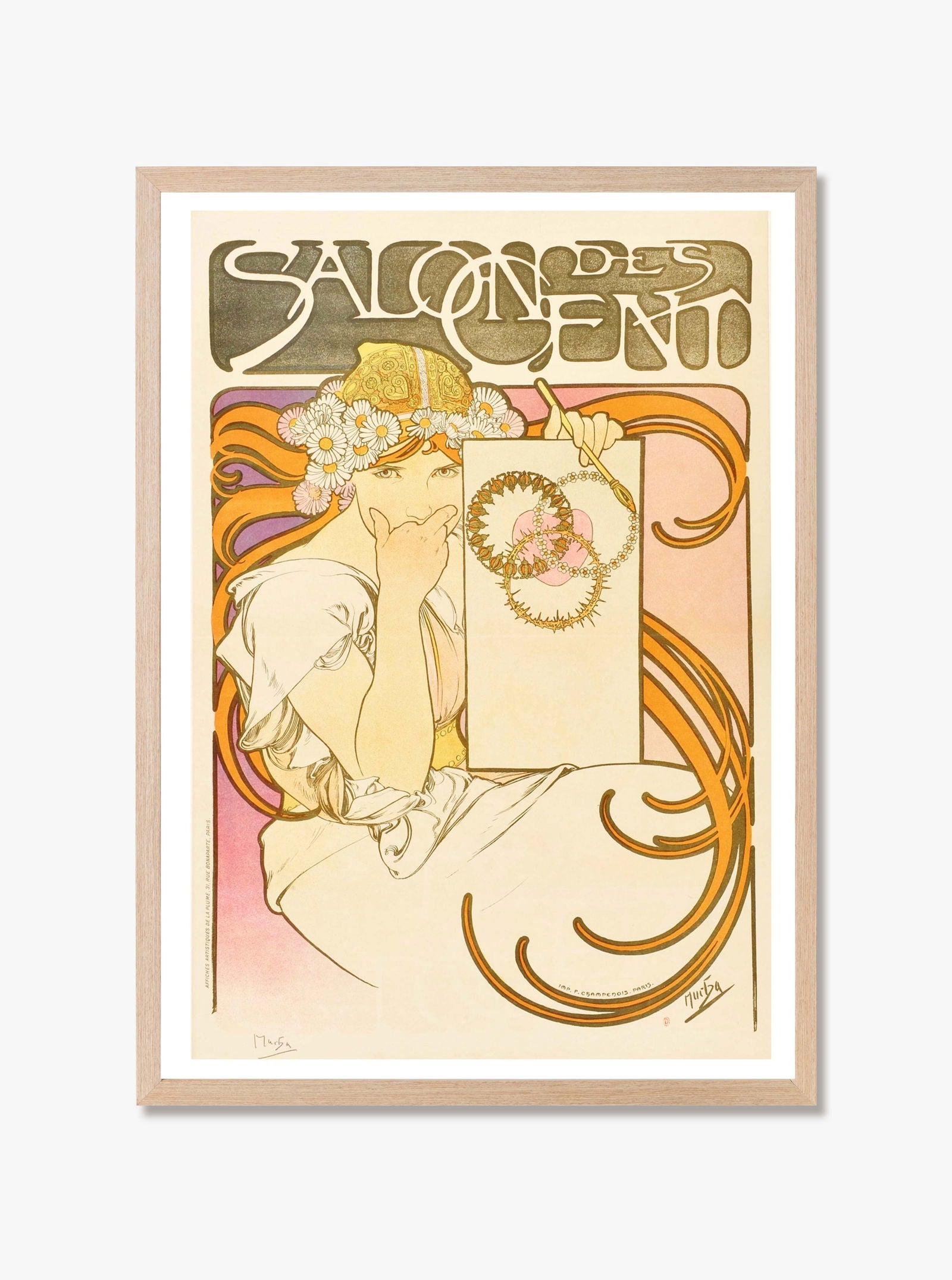 Alphonse Mucha - Salon Des Cents poster - Hakyarts