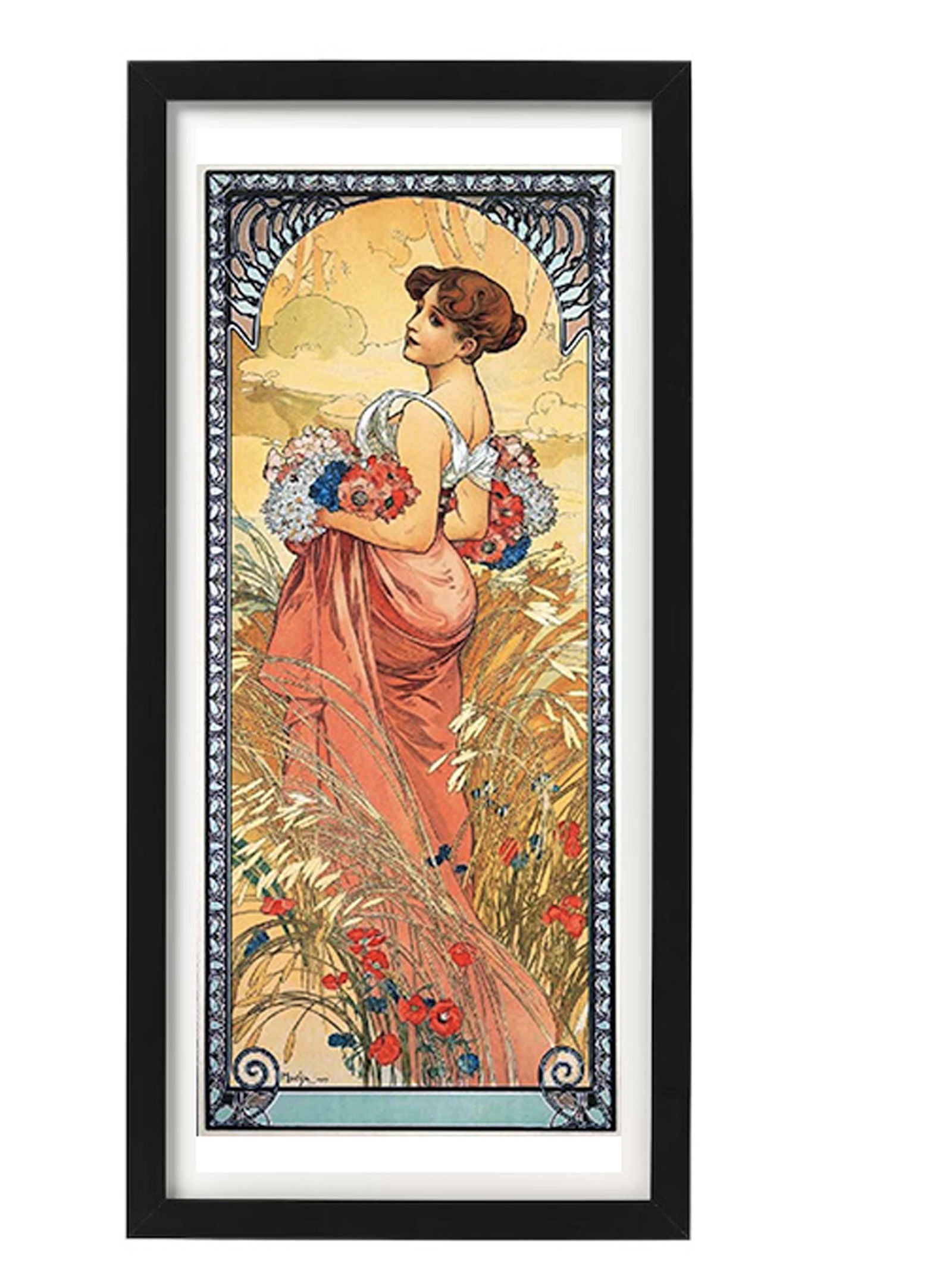 Alphonse Mucha - Summer Poster - Hakyarts