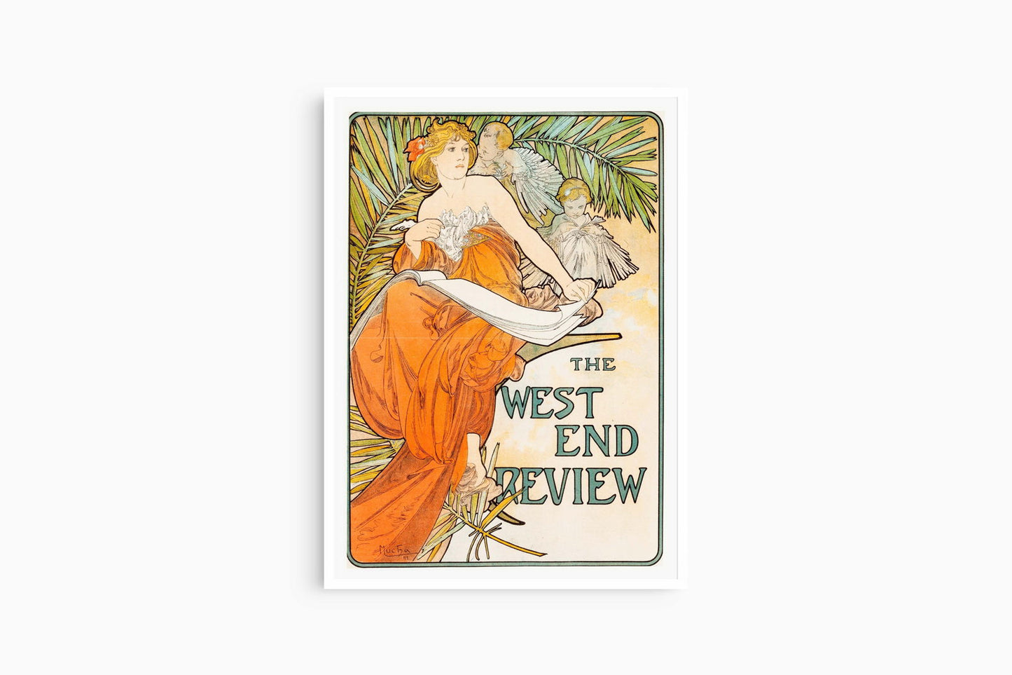 Alphonse Mucha - The West End Review Poster - Hakyarts