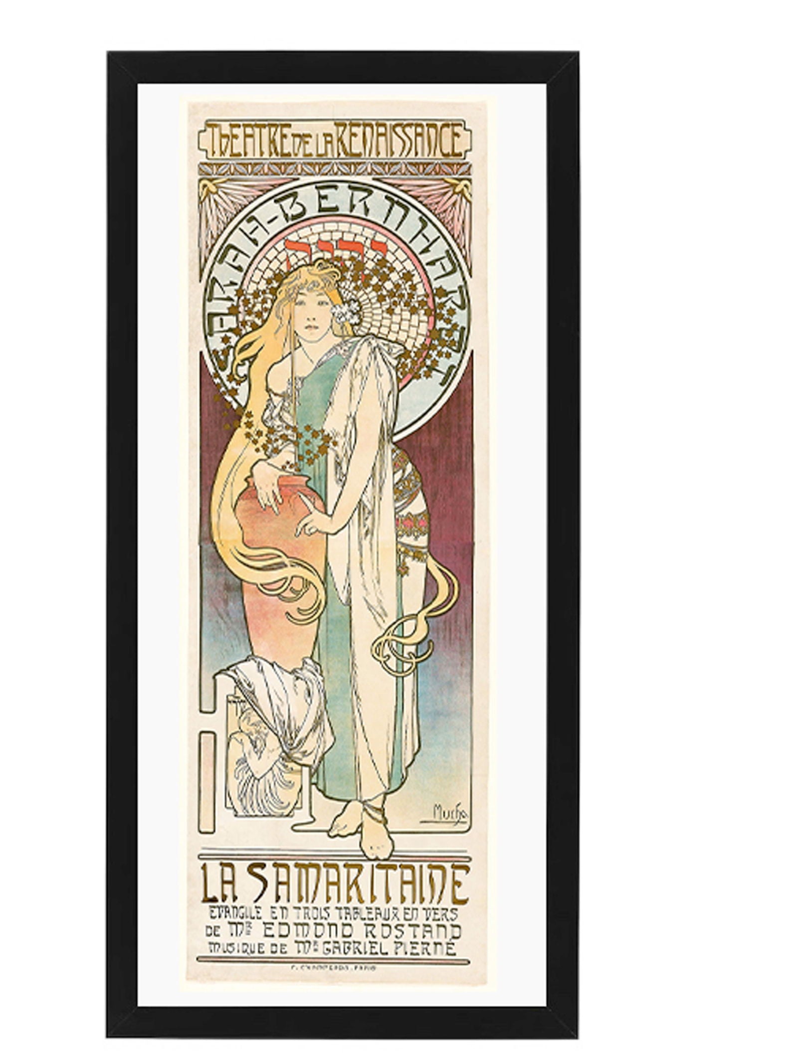 Alphonse Mucha - Théâtre de la Renaissance Poster - Hakyarts