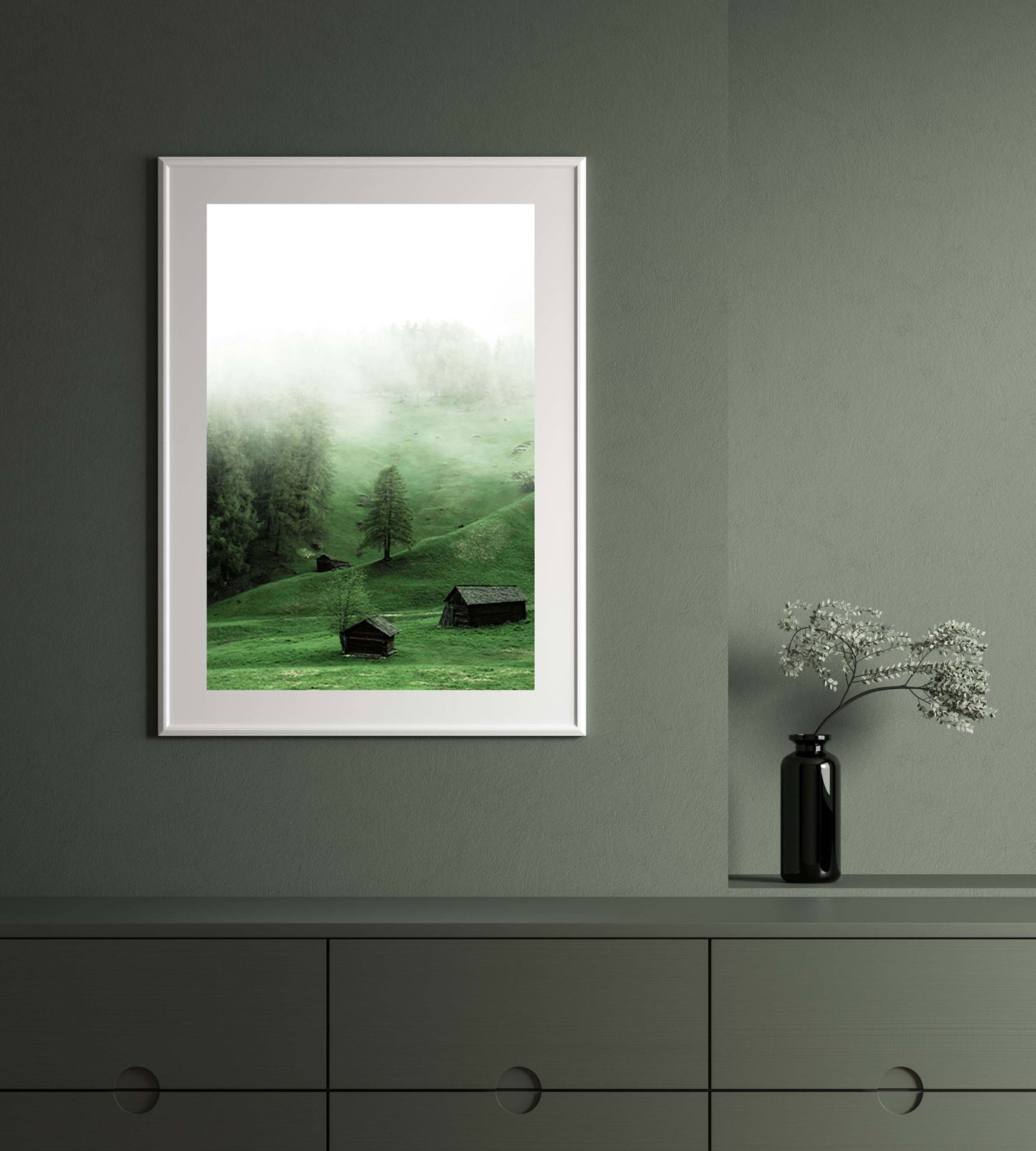 Alps Landscape Poster - Hakyarts