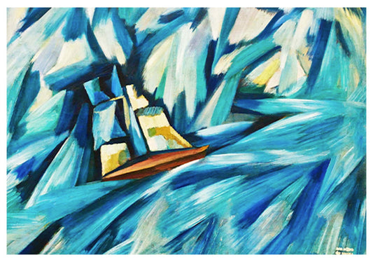 Amadeo de Souza-Cardoso - Sail Boat - Hakyarts