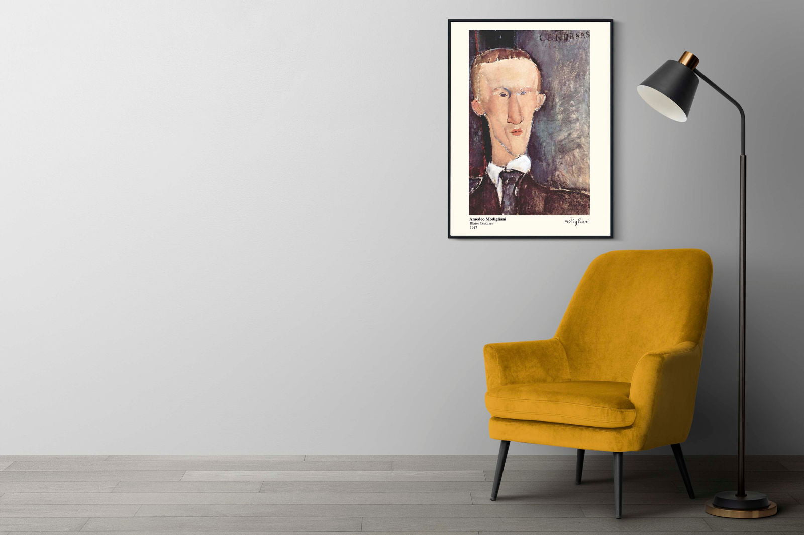 Amedeo Modigliani - Blaise Cendrars Poster - Hakyarts