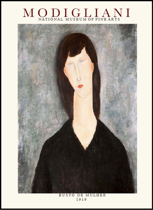 Amedeo Modigliani - Busto de Mulher Poster - Hakyarts