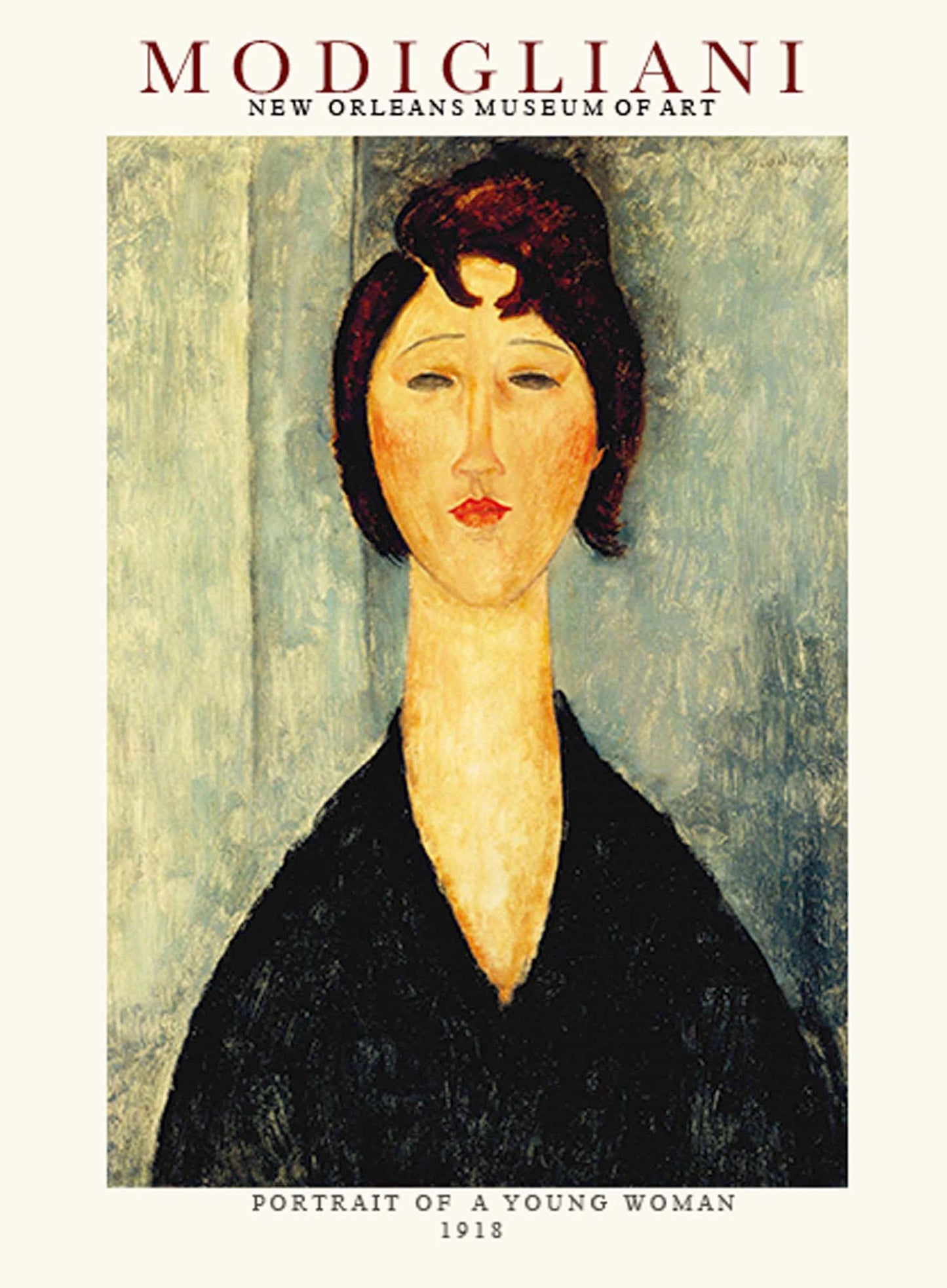 Amedeo Modigliani - Portrait of a Young Woman Poster - Hakyarts