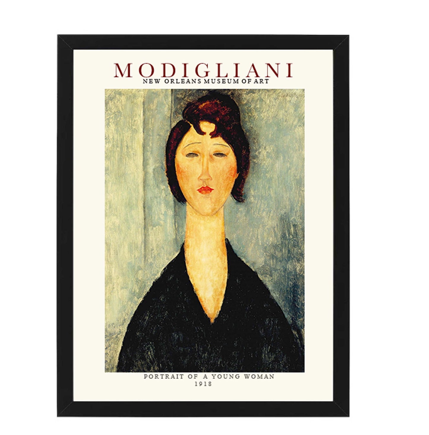 Amedeo Modigliani - Portrait of a Young Woman Poster - Hakyarts