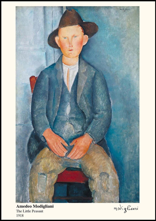 Amedeo Modigliani - The Little Peasant Poster - Hakyarts