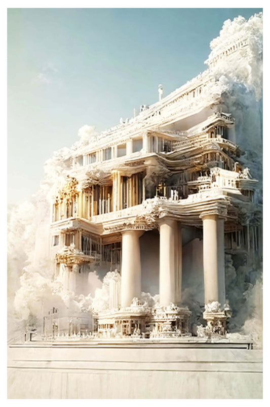 Ancient Greek Architecture Poster - Hakyarts