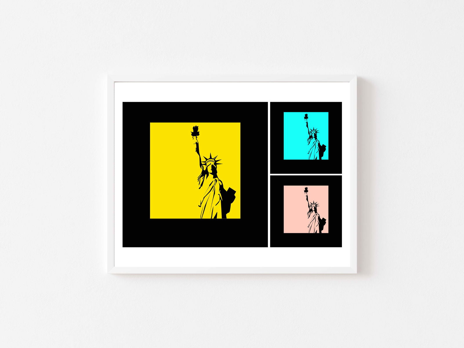 Andy Wharhol Style - Statue of Liberty Poster - Hakyarts