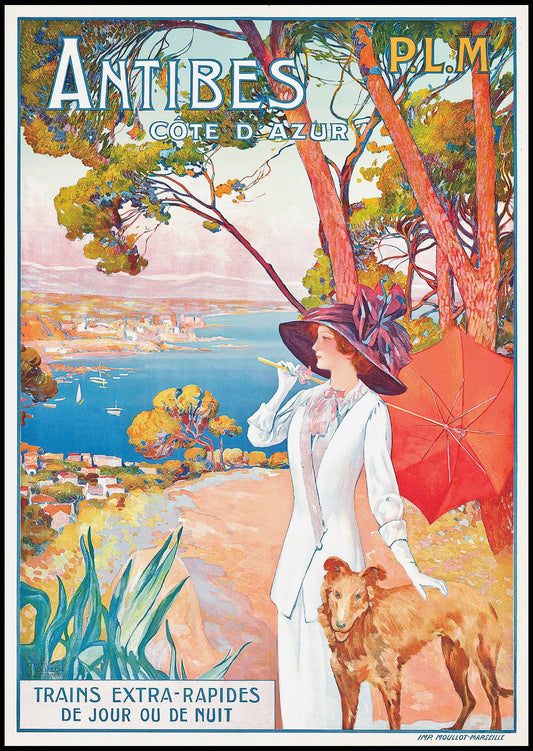 Antibes, cote d'Azur Poster - Hakyarts