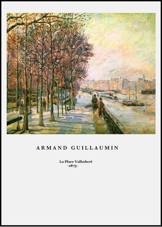 Armand Guillaumin - La Place Valhubert Poster - Hakyarts