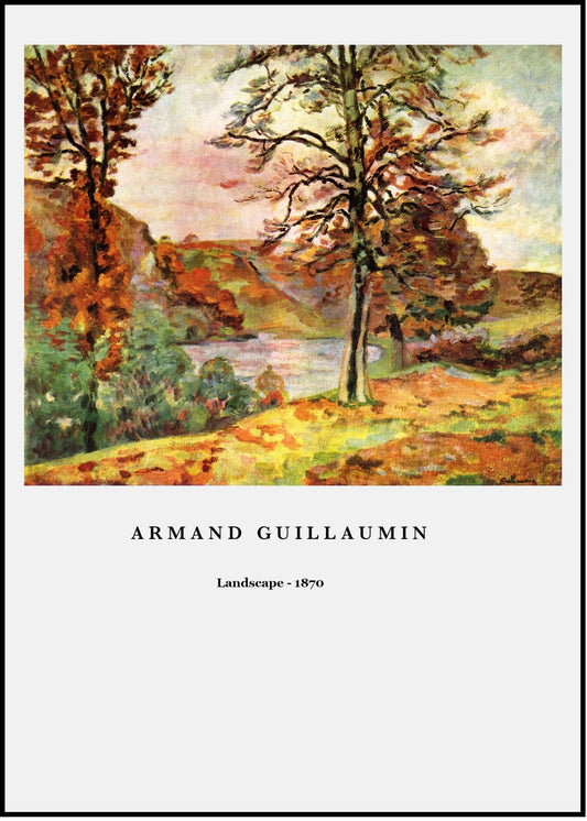 Armand Guillaumin - Landscape Poster - Hakyarts