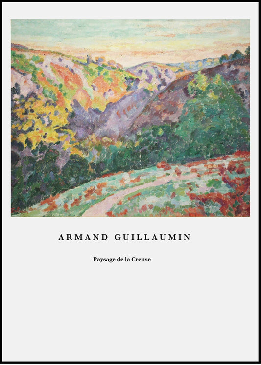 Armand Guillaumin - Paysage de la Creuse Poster - Hakyarts