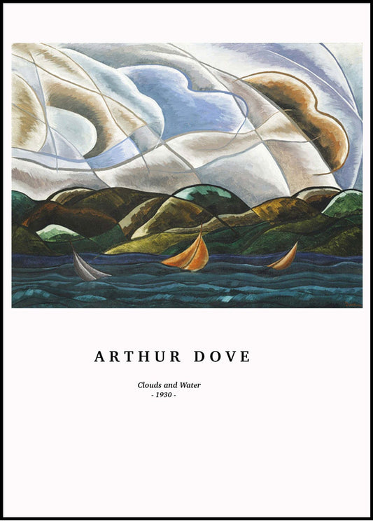 Arthur Dove - Clouds and Water Poster - Hakyarts