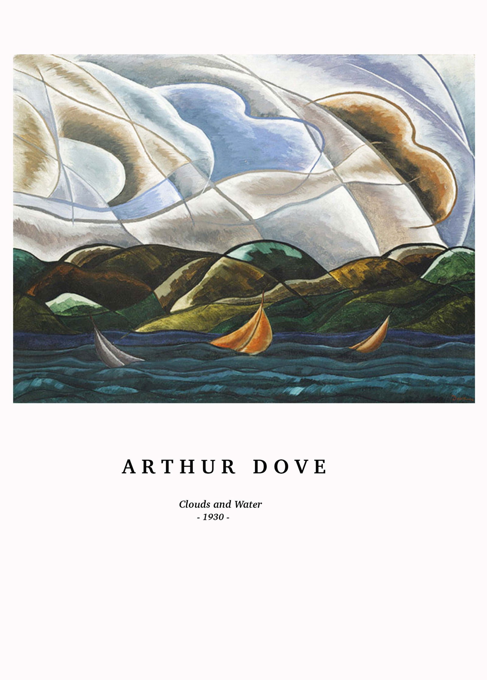 Arthur Dove - Clouds and Water Poster - Hakyarts