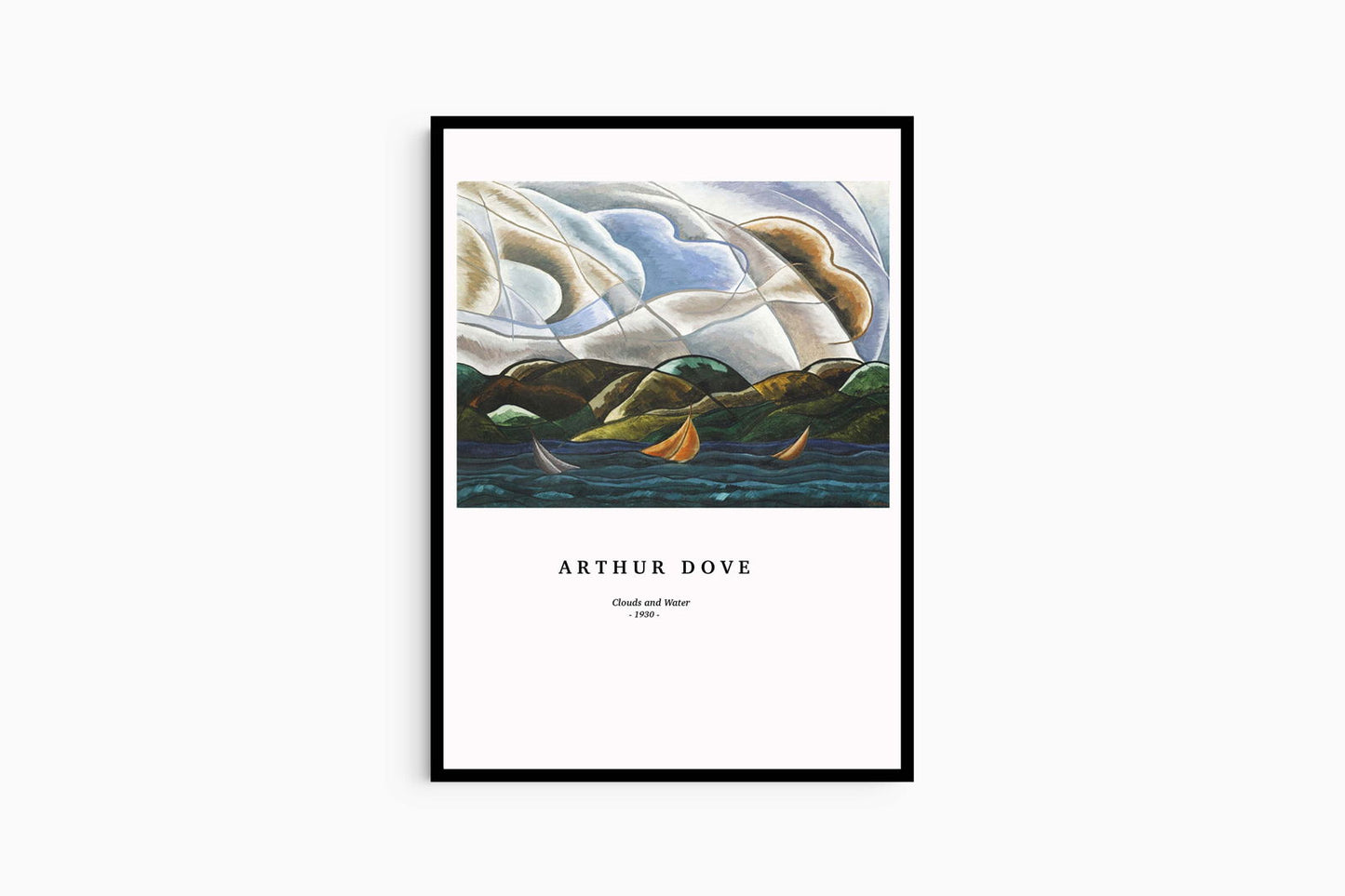 Arthur Dove - Clouds and Water Poster - Hakyarts