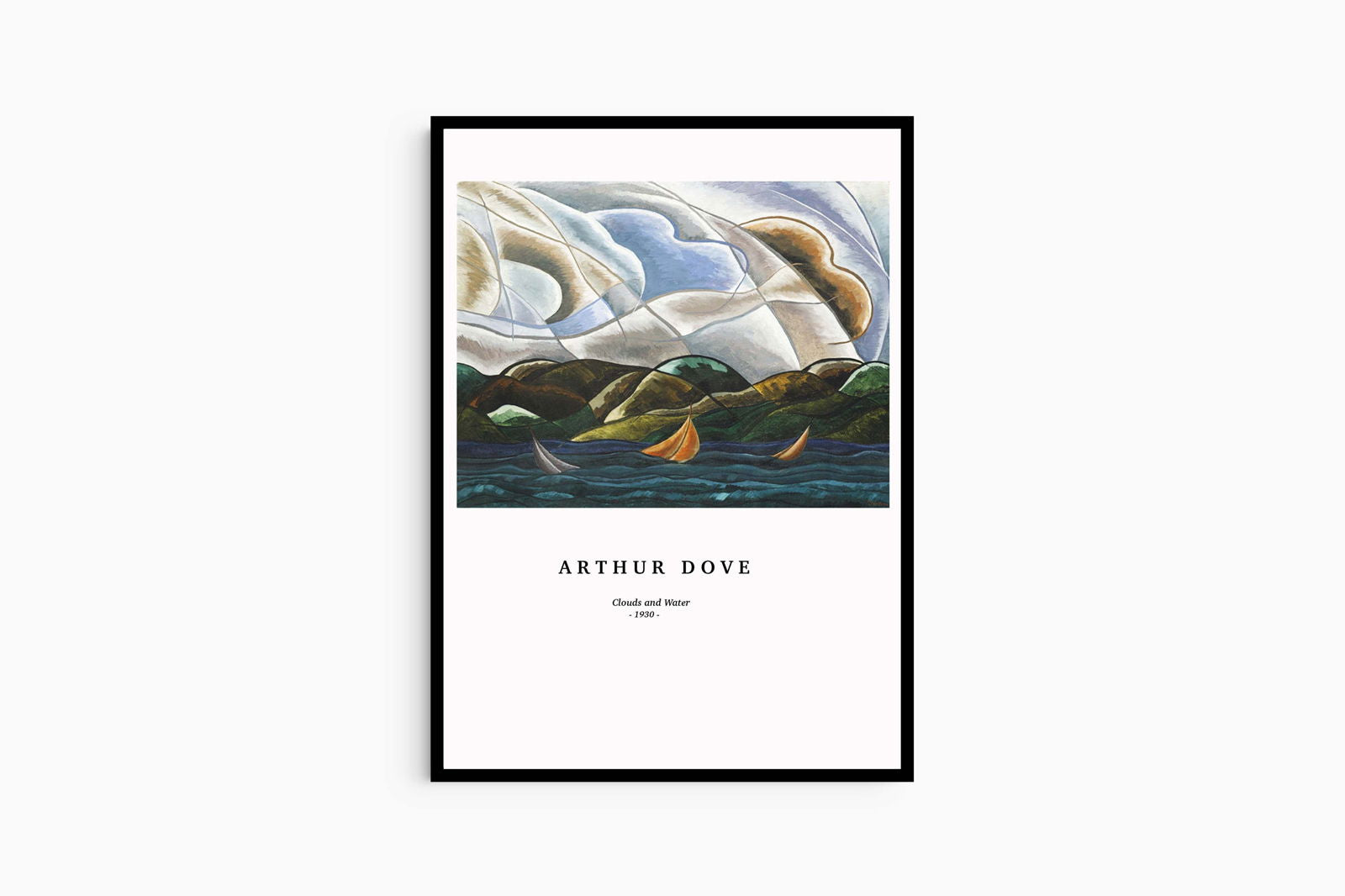 Arthur Dove - Clouds and Water Poster - Hakyarts