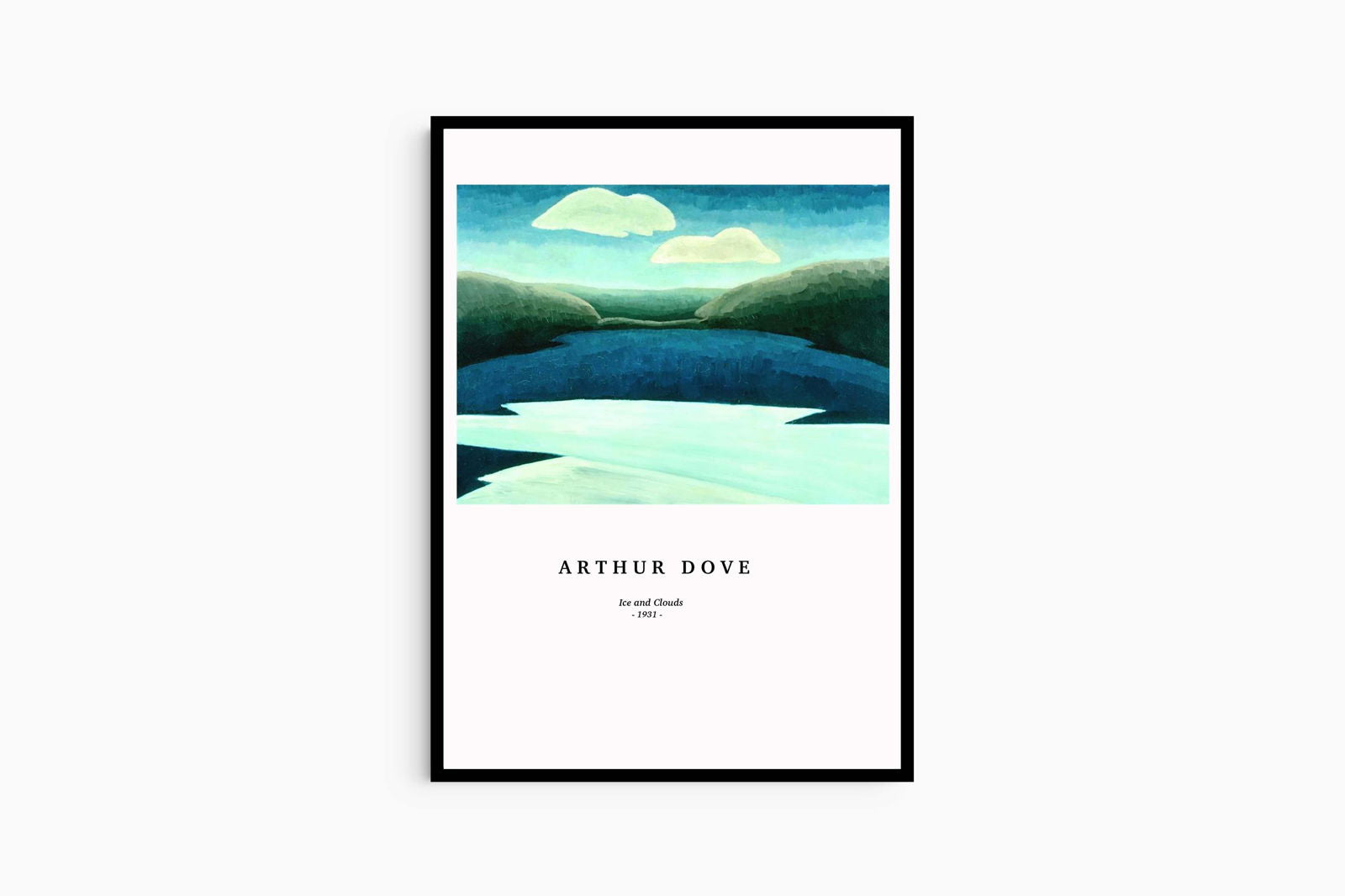 Arthur Dove - Ice and Clouds Poster - Hakyarts