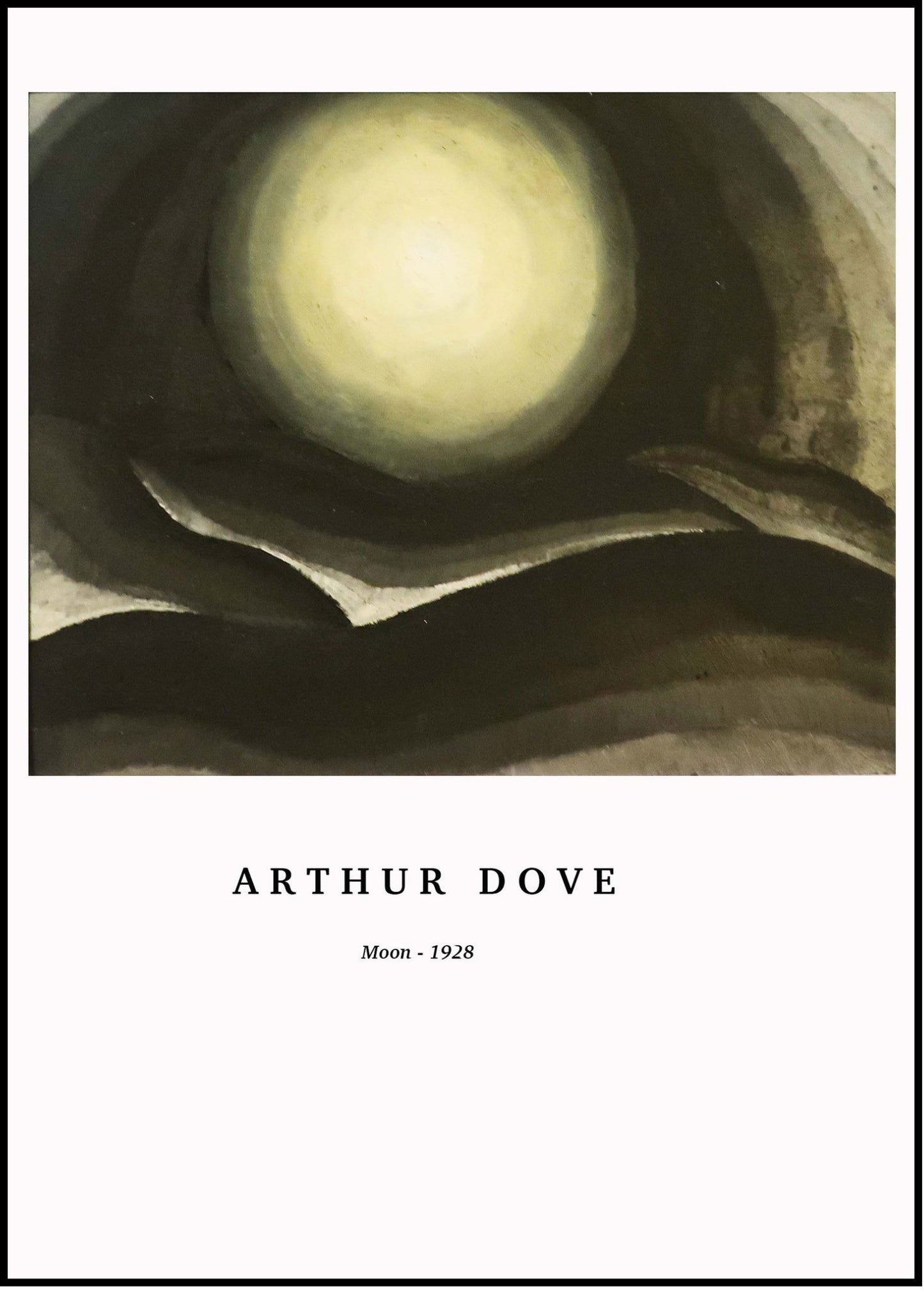 Arthur Dove - Moon Poster - Hakyarts