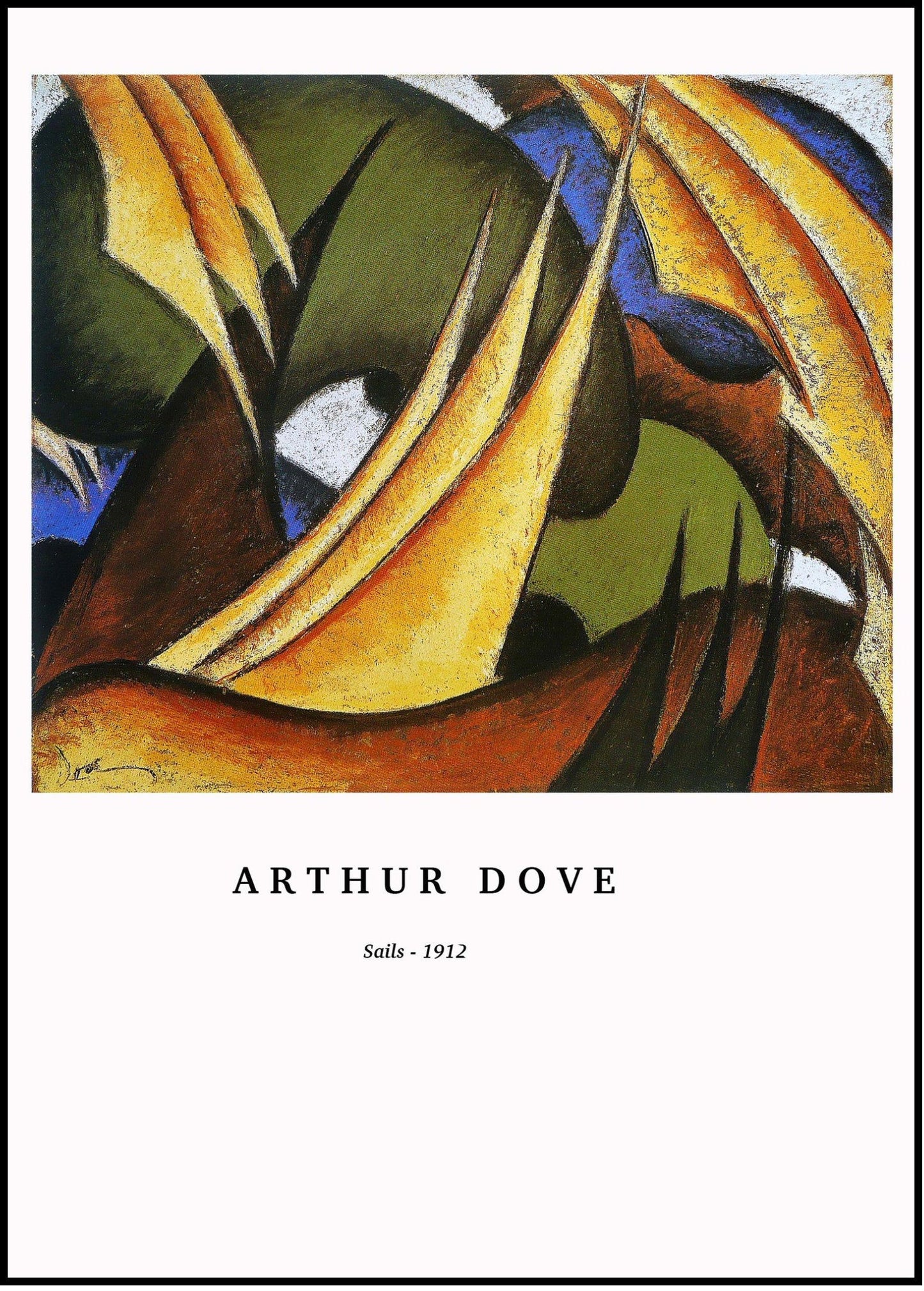 Arthur Dove - Sails Poster - Hakyarts