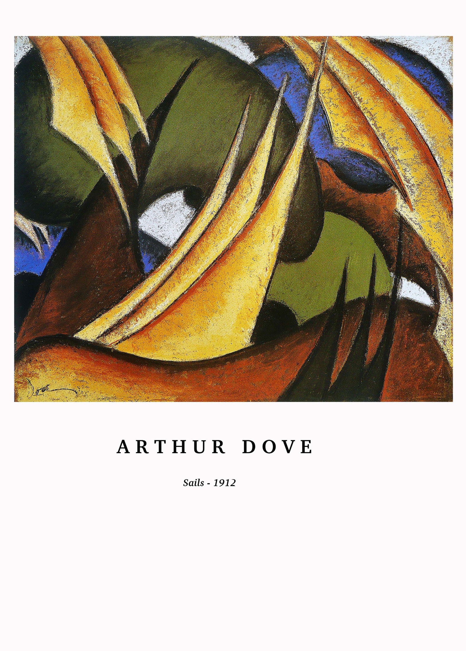 Arthur Dove - Sails Poster - Hakyarts