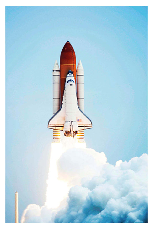 Atlantis Shuttle Launch Poster - Hakyarts