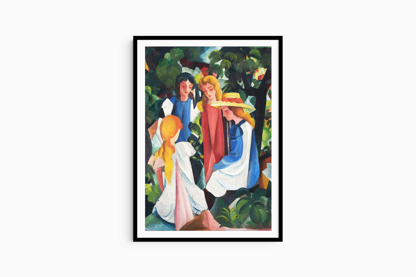 August Macke - Four Girls - Hakyarts