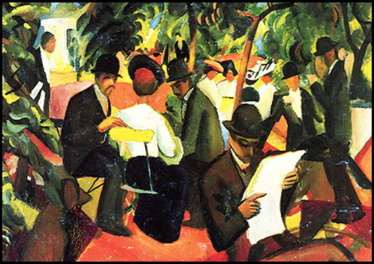 August Macke - Garden Restaurant - Hakyarts