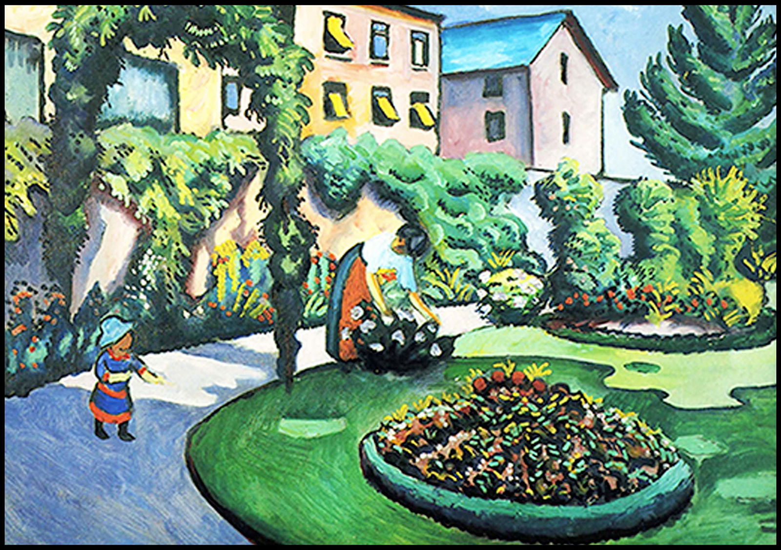 August Macke - Gartenbild - Hakyarts