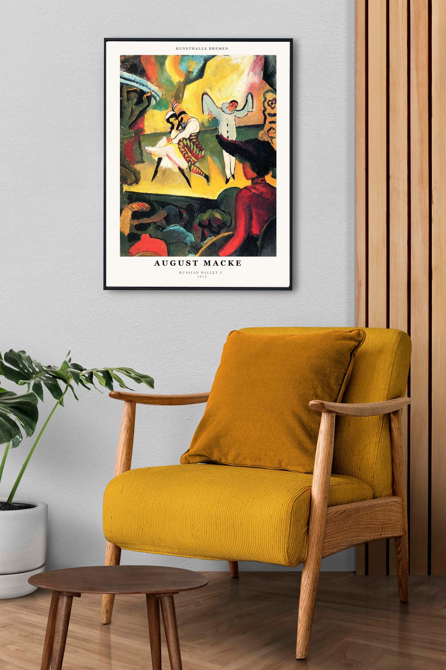 August Macke - Russian Ballet I Poster - Hakyarts