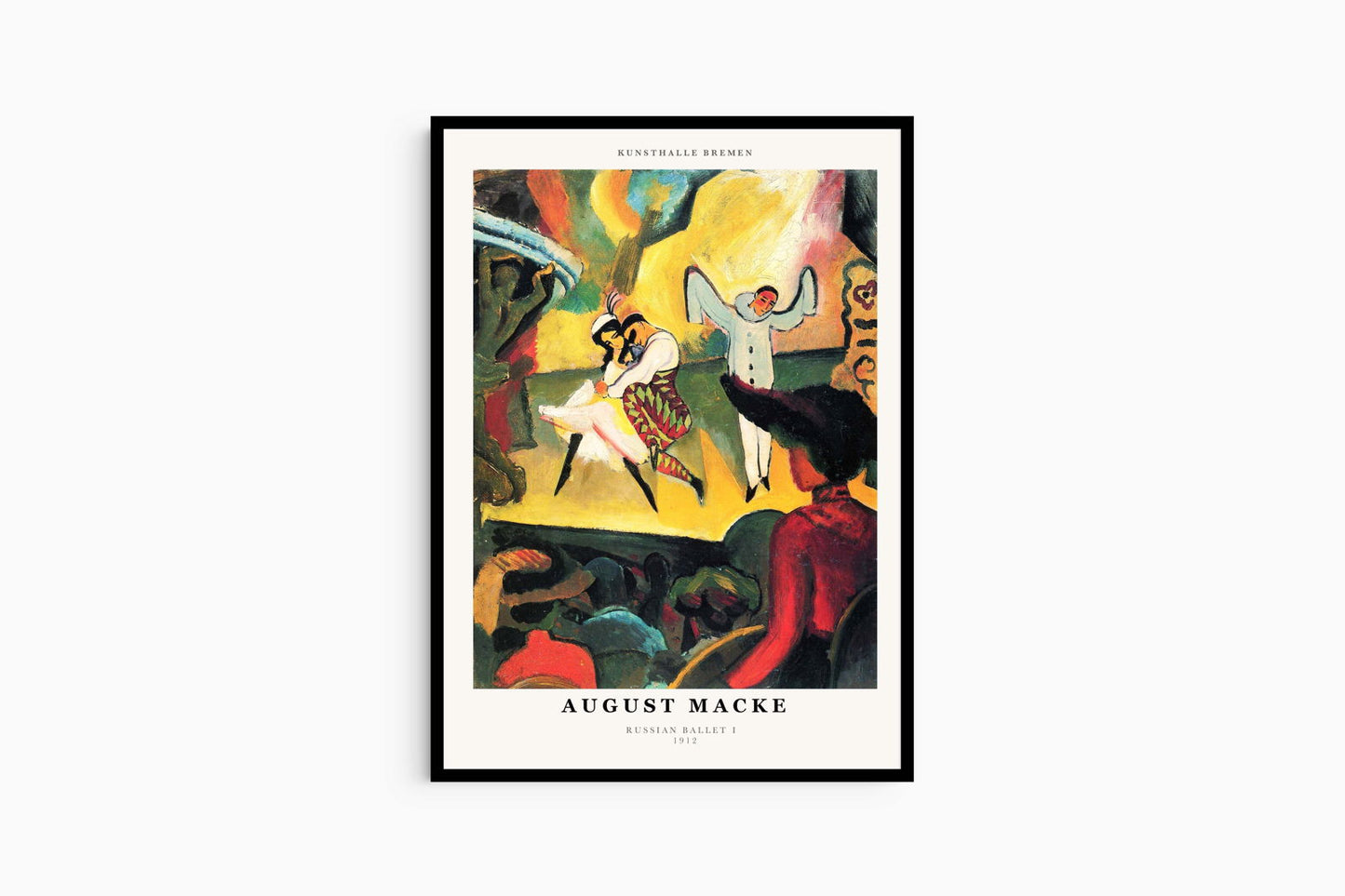 August Macke - Russian Ballet I Poster - Hakyarts