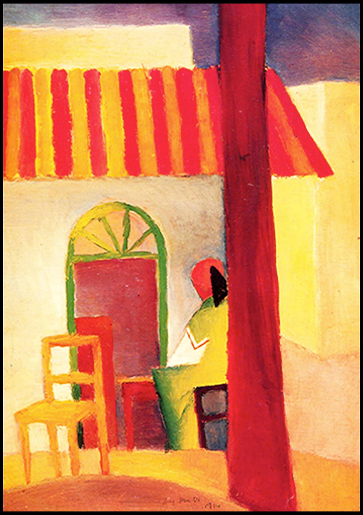 August Macke - Turkish Cafe - Hakyarts