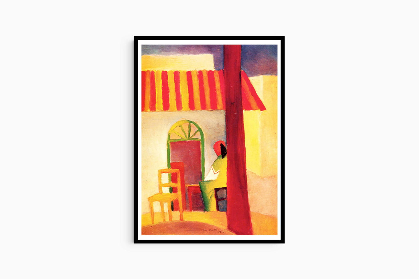 August Macke - Turkish Cafe - Hakyarts