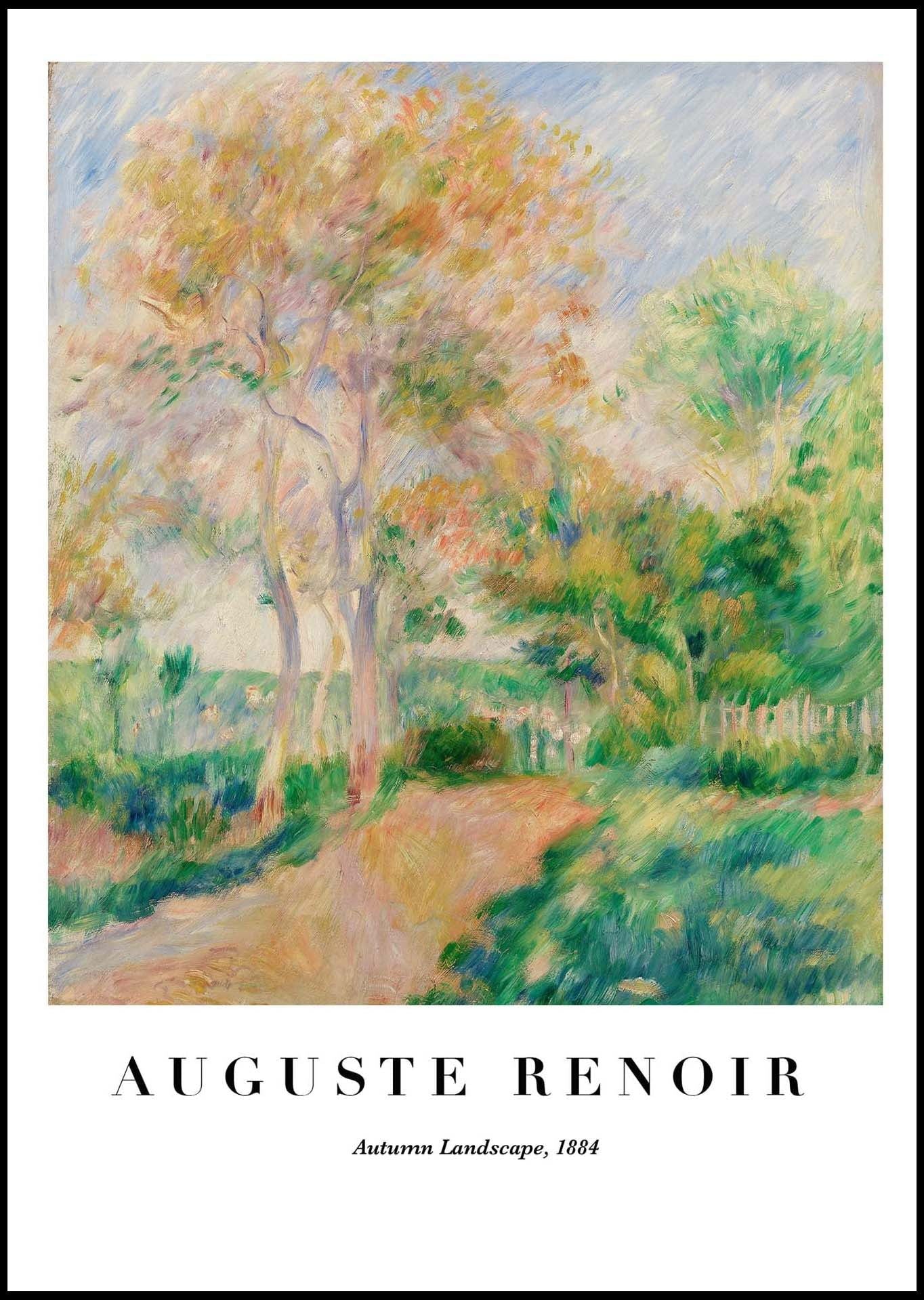 Auguste Renoir - Autumn Landscape - Hakyarts